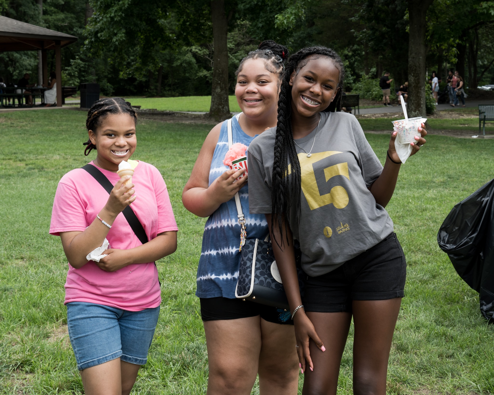Youth at a park event